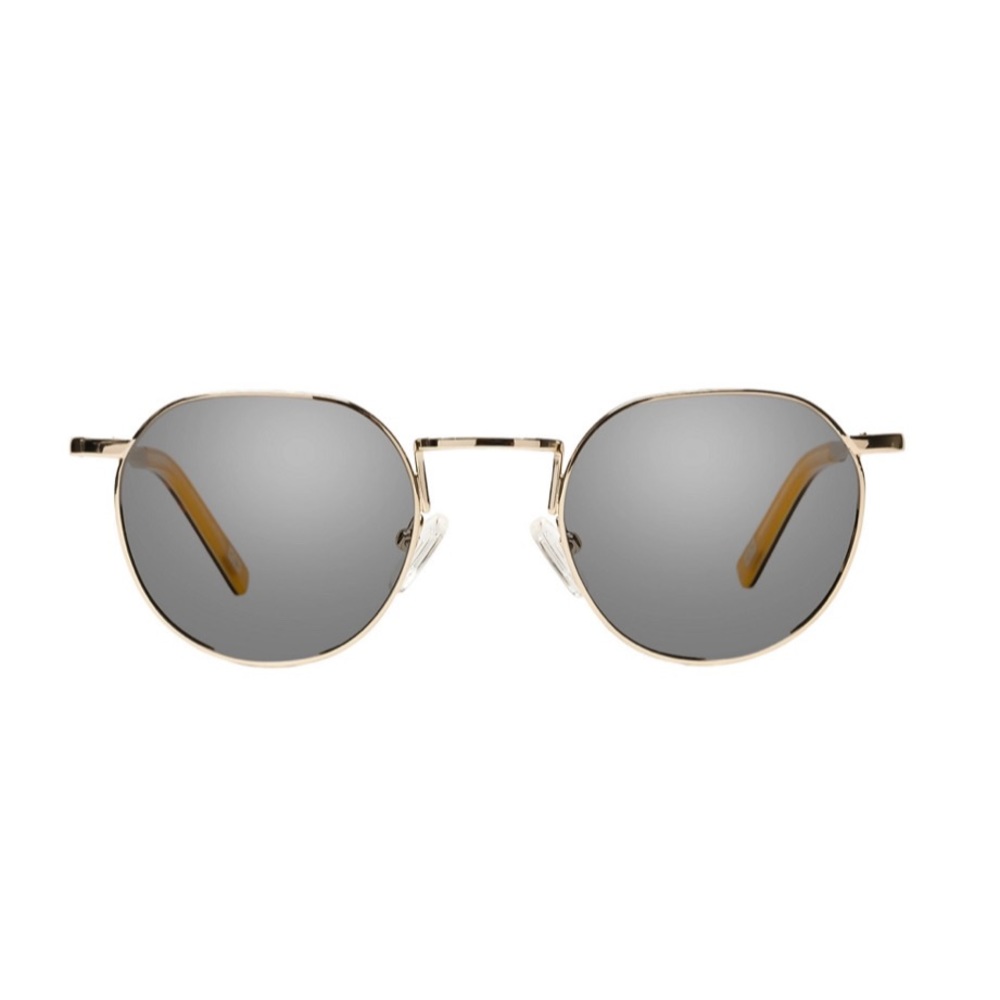 Main + Central Collingwood Sunglasses in silver metal